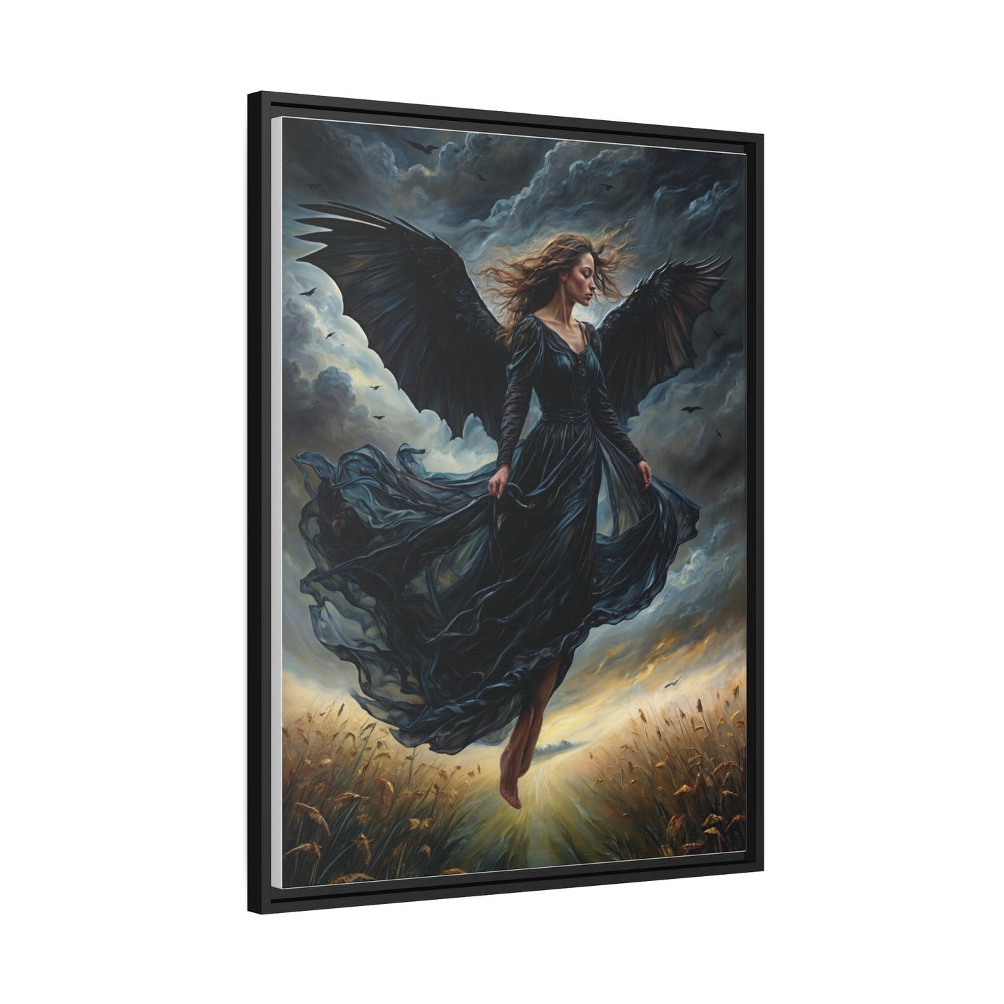 Ethereal Harbinger Wall Art Canvas | Wall Decor | mystical art | Female Figure Art