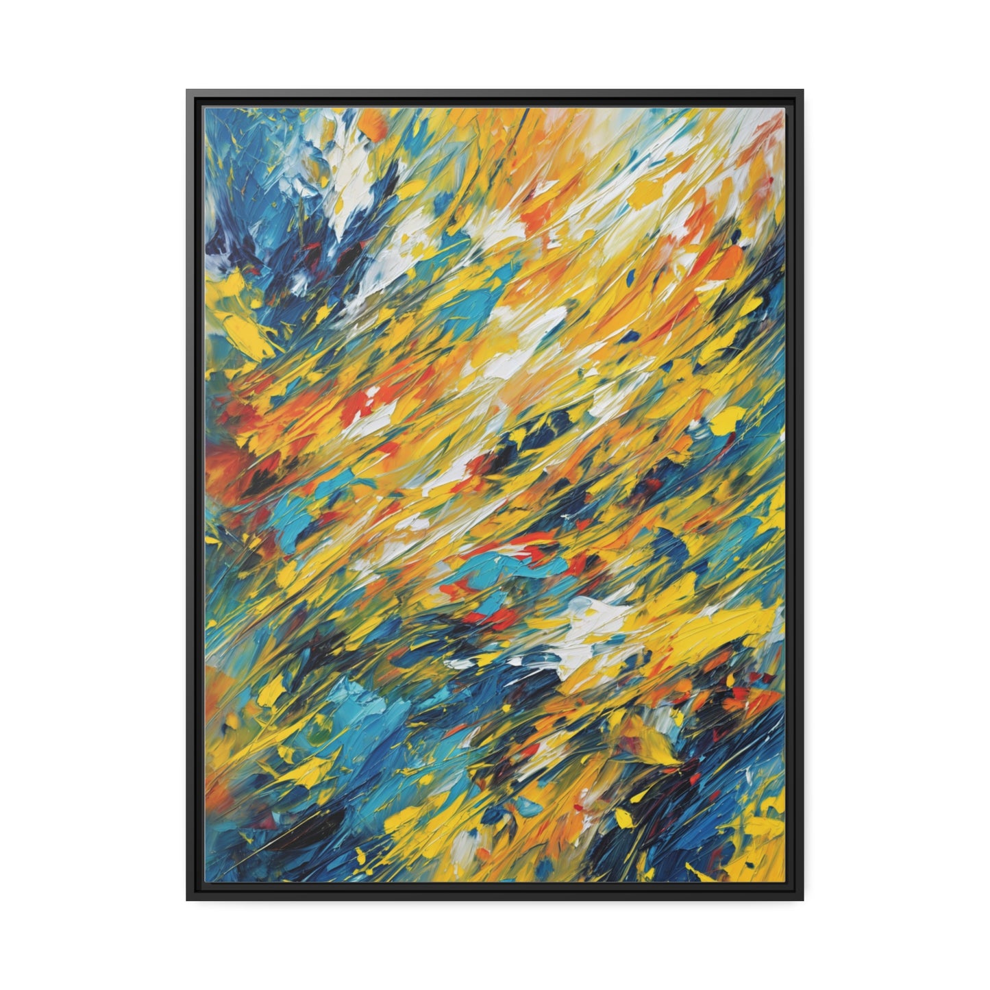 Sunburst Whispers Canvas Print, Wall Art Canvas, Home Decor, Wall Decor, Wall Art, Abstract Art, Vibrant Colors, artwork