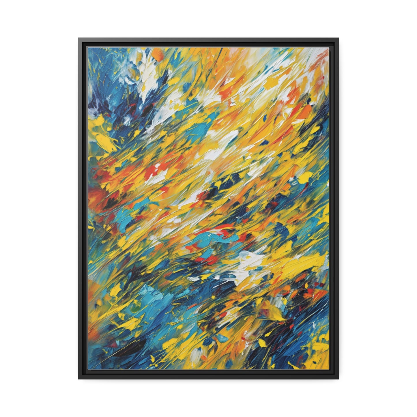 Sunburst Whispers Canvas Print, Wall Art Canvas, Home Decor, Wall Decor, Wall Art, Abstract Art, Vibrant Colors, artwork