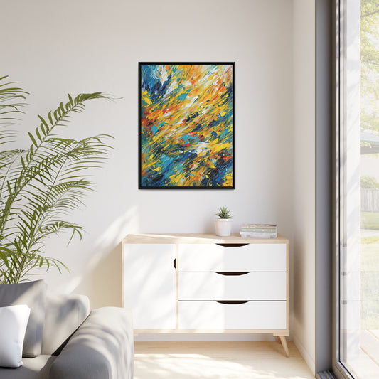 Sunburst Whispers Canvas Print, Wall Art Canvas, Home Decor, Wall Decor, Wall Art, Abstract Art, Vibrant Colors, artwork