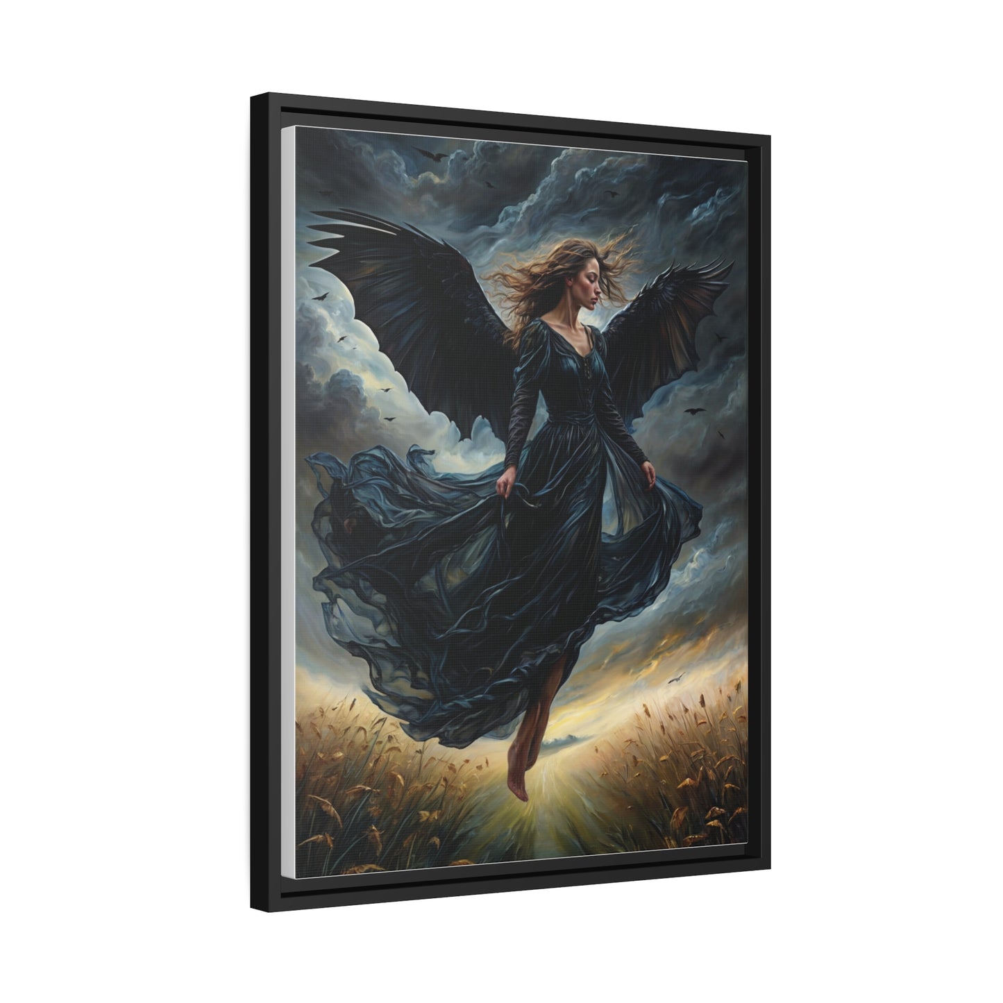 Ethereal Harbinger Wall Art Canvas | Wall Decor | mystical art | Female Figure Art