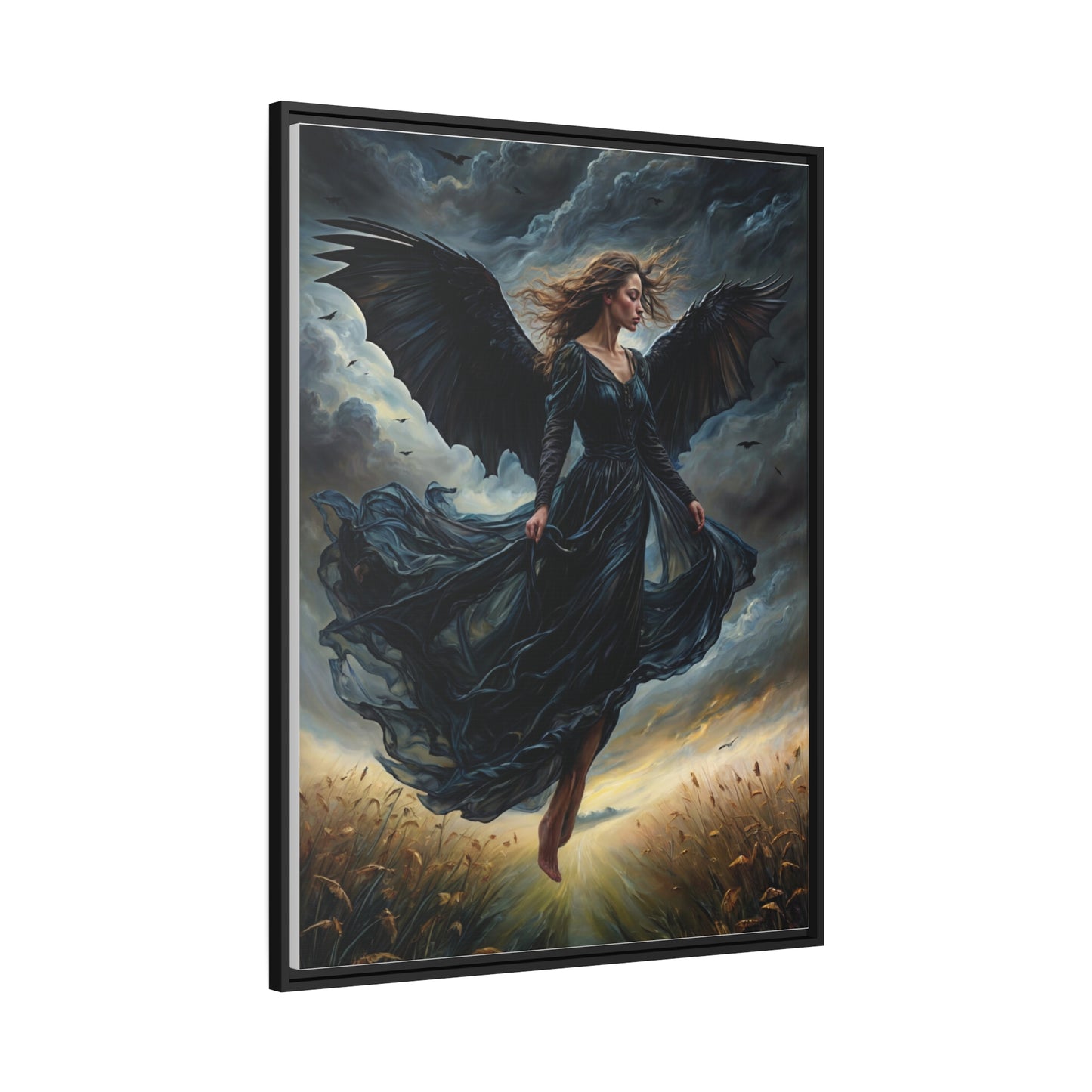 Ethereal Harbinger Wall Art Canvas | Wall Decor | mystical art | Female Figure Art