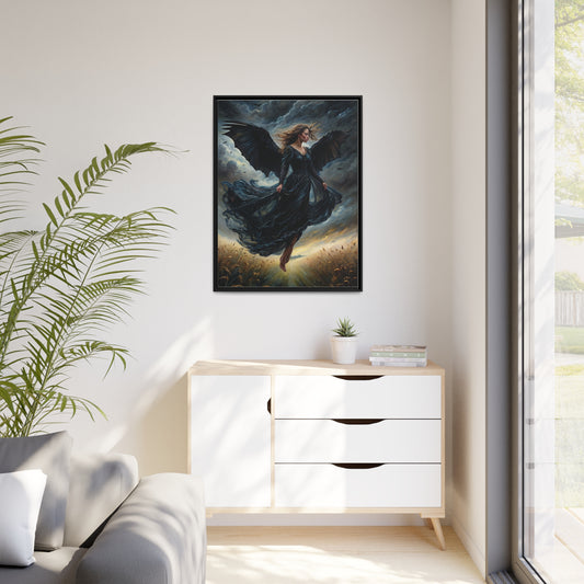 Ethereal Harbinger Wall Art Canvas | Wall Decor | mystical art | Female Figure Art